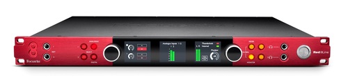 focusrite red 8line top front