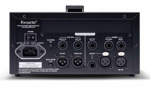 focusrite isa back