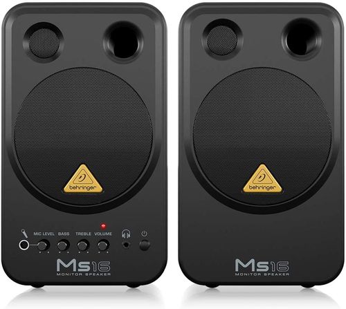 זוג מוניטורים אולפניים Behringer MS16