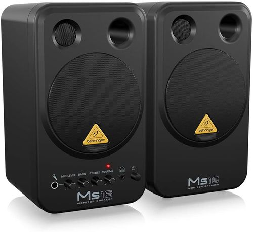 זוג מוניטורים אולפניים Behringer MS16