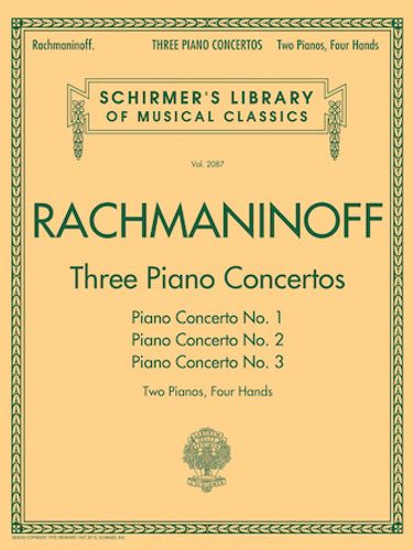 ספר תווים Rachmaninoff: Three Piano Concertos: Nos. 1, 2, and 3