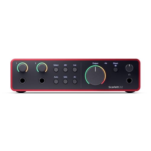 כרטיסי קול בחיבור USB דגם Scarlett 2i2 G3 מבית Focusrite