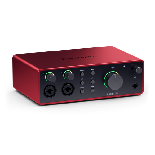 כרטיסי קול דגם Scarlett 4i4 G3 מבית Focusrite