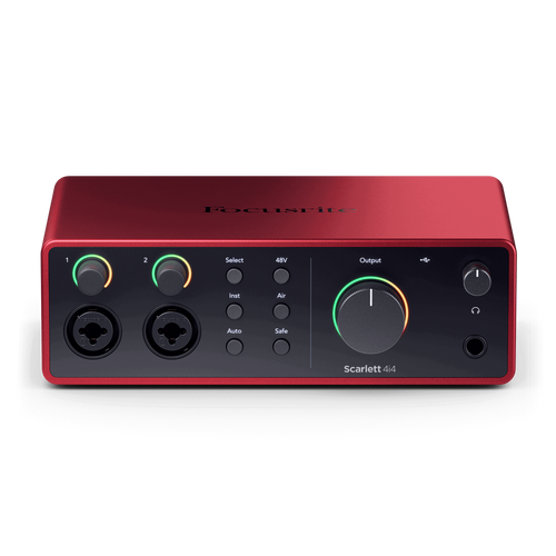 כרטיסי קול דגם Scarlett 4i4 G3 מבית Focusrite