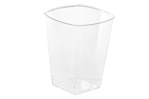 קינוחית פלסטיק תחתית מרובעת 2OZ