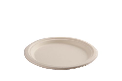 צלחת 9 עגולה קנה סוכר