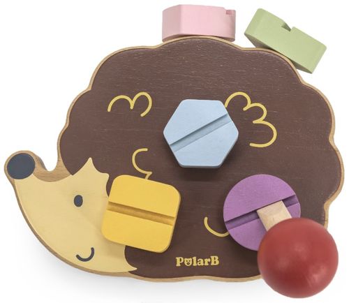 קיפוד הברגות מעץ מלא 7 חלקים