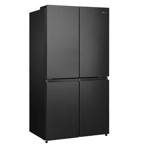 מקרר 4 דלתות 606 ליטר Hisense RQ72-BK נירוסטה מושחרת