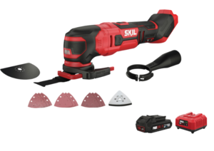 מולטיטול נטען(רב כלי) 20V עם סט אביזרים + סוללה 2.0Ah + מטען SKIL