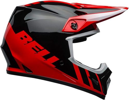 קסדה לאופנוע BELL MX-9 MIPS  DASH GLOSS  BLACK RED 2022