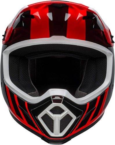 קסדה לאופנוע BELL MX-9 MIPS  DASH GLOSS  BLACK RED 2022