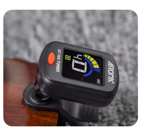 טיונר קליפס נטען בעל מסך צבעוני ורזולוציה גבוהה AT-10A מבית Aroma