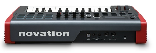 novation impulse 25 back