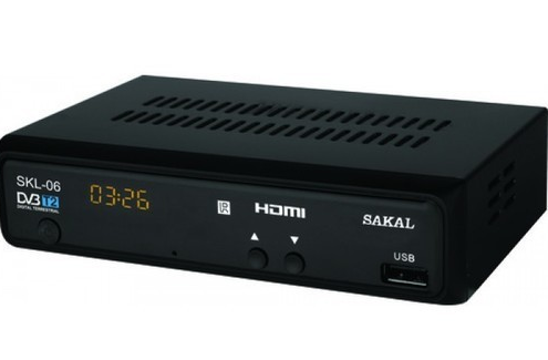 ממיר  DVB-T2 Sakal SKL06E עידן פלוס