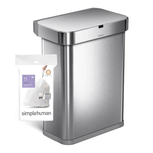 מארז שנתי 400 שקיות מסוג Q לפח 50-65 ל' סימפליומן | Simplehuman  