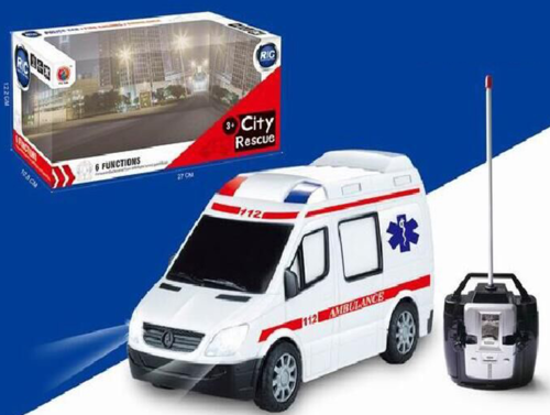 אמבולנס שלט רחוק 4 כיוונים עם אורות