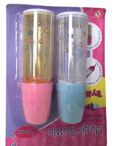 זוג בקבוקי קסם לבובה עם מכסה