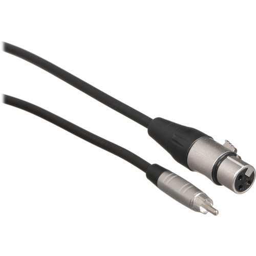 Hosa Technology HXR-003 Unbalanced 3-Pin XLR Female to RCA Male Audio Cable (3')