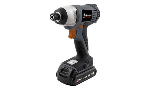 מברגת אימפקט + 2 סוללות 1.5 אמפר במזוודה - HUNTER 100312-003 18V