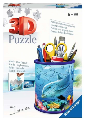 פאזל מעמד לעפרונות עולם מתחת למים לגילאי 6+