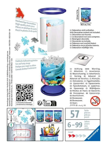 פאזל מעמד לעפרונות עולם מתחת למים לגילאי 6+