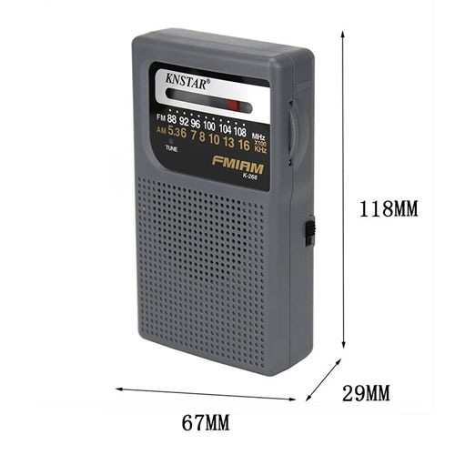 רדיו טרנזיסטור נייד Knstar K266 FM/AM 