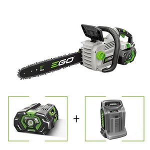 מסור שרשרת נטען "18 (46 ס"מ) 56V Brushless + סוללה 4.0Ah + מטען מהיר