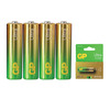 רבעיית סוללות אולטרה אלקליין GP Ultra Alkaine AA 4 pack GPPCA15AU790