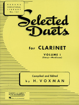 Selected Duets for Clarinet Volume 1 - Easy to Medium