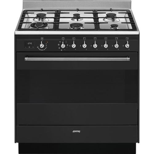 תנור משולב כיריים Smeg FS9608AS-1