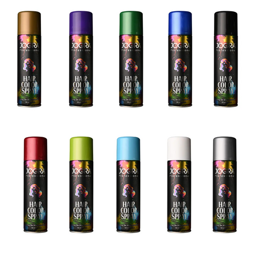 ספריי צבע זמני לשיער 150ML JOGRA (מגוון צבעים) 