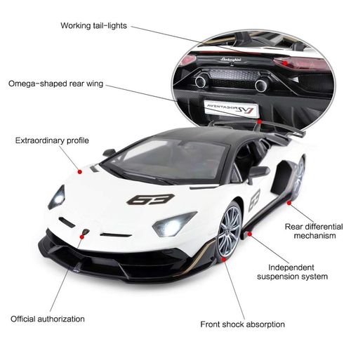 מכונית שלט למבורגיני  - Rastar Rc Aventador SVJ Performance 1:14