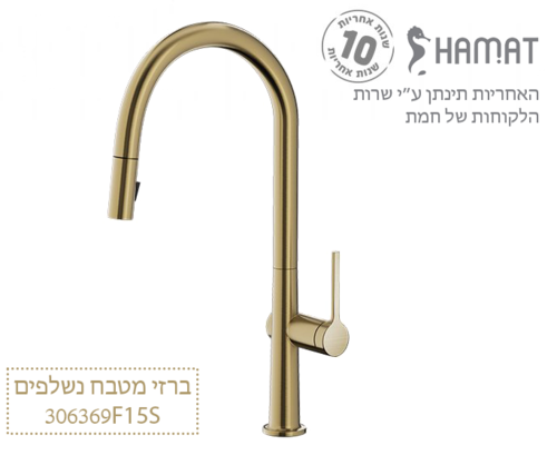 306369 F15S זהב מוברש