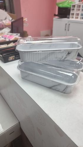  אלומיניום אינגליש קצר+ מכסה לבן משויש 10 יחידות