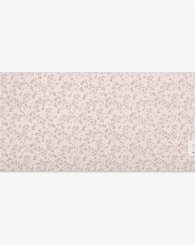 סט מצעים לעריסה Bloom & Grid ורוד בהיר מודפס MINENE