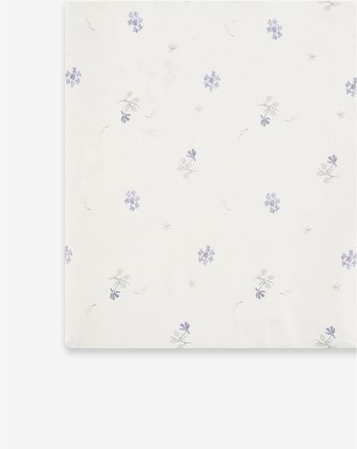 סדין ללול Bloom&Grid שמנת מודפס MINENE
