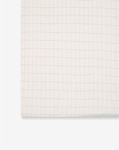 סדין לעריסה Sketch&Grid אבן מודפס MINENE