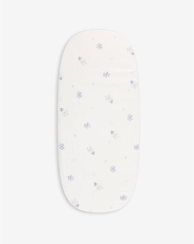 סדין לעגלה Bloom&Grid שמנת מודפס MINENE