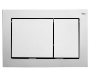 לחצן מרובע TECEbase 9240702 כרום מט TECE טסה חמת