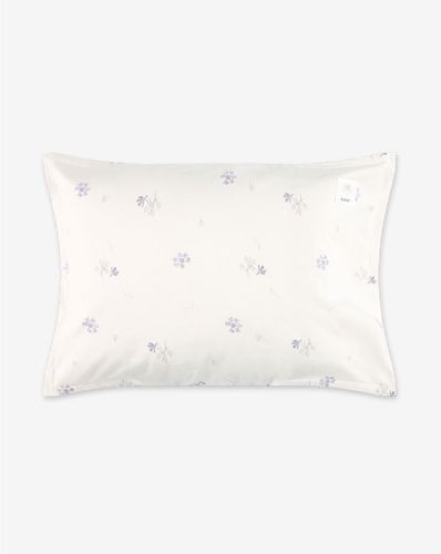 ציפית גדולה לכרית Bloom&Grid שמנת מודפס MINENE