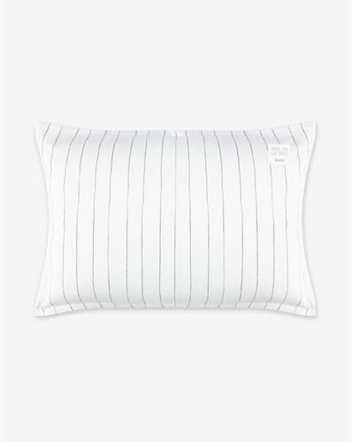 ציפית לכרית תינוק Sketch&Grid לבן מודפס MINENE