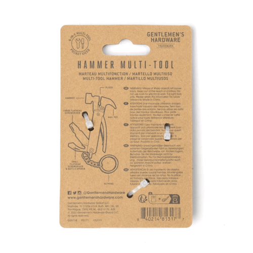 מחזיק מפתחות: Hammer Multi-Tool
