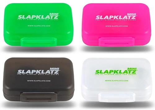 6 מדבקות ג'ל (שקוף) John Jr Robinson לעמעום התופים SlapKlatz Mini Clear
