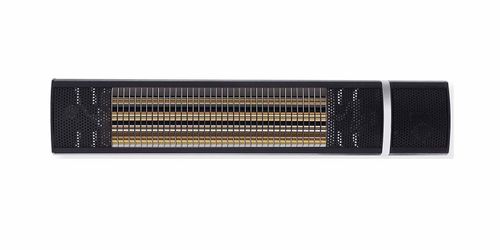 תנור אינפרא אדום | דגם Space 2000W שחור כולל סטנד מוברש מתכוונן
