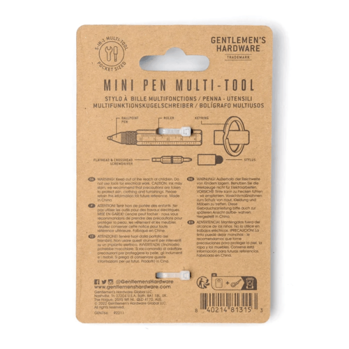 מחזיק מפתחות: Mini Pen Multi-Tool
