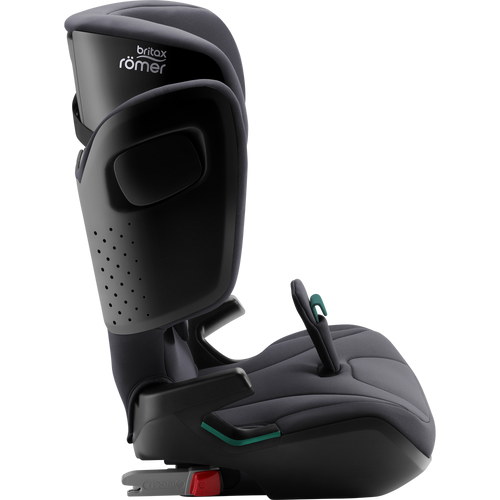 בוסטר לילדים קידפיקס פרו Kidfix PRO עם חיבור איזופיקס, אפשרות השכבה ובדים מנדפי זיעה - אפור