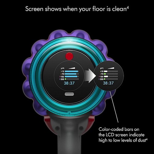 שואב אבק ידני Dyson Gen5 Detect Absolute דייסון שנתיים אחריות בית לקוח