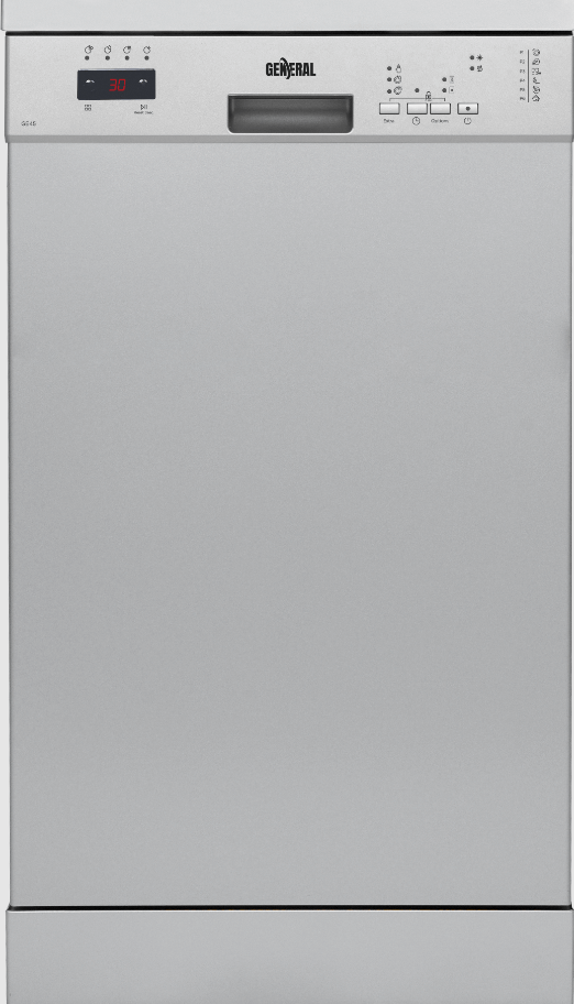 מדיח כלים צר אינטגרלי 10 מערכות כלים General GE47IN