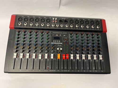 מיקסר 12 ערוצים XLR עם אפקטים ובלוטוס KARSECT KT-0120H