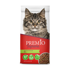 פרמיו סופרים מיקס עם עוף ודגים 2 ק"ג – Permio Supreme מזון יבש לחתולים בוגרים
